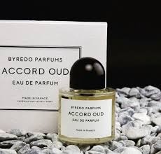 BYREDO Accord Oud luxury unisex perfume bottle