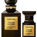 Tom Ford Tuscan Leather Eau de Parfum bottle front view luxury fragrance