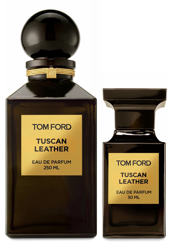 Tom Ford Tuscan Leather Eau de Parfum bottle front view luxury fragrance
