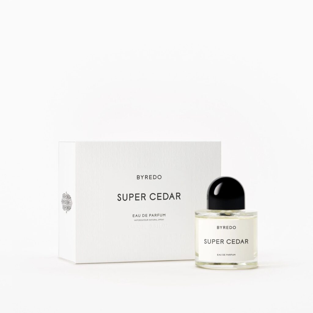 Byredo Super Cedar perfume bottle 100ml luxury woody fragrance