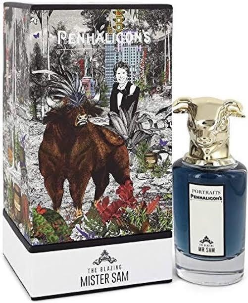 Penhaligon’s spicy woody perfume styled scene